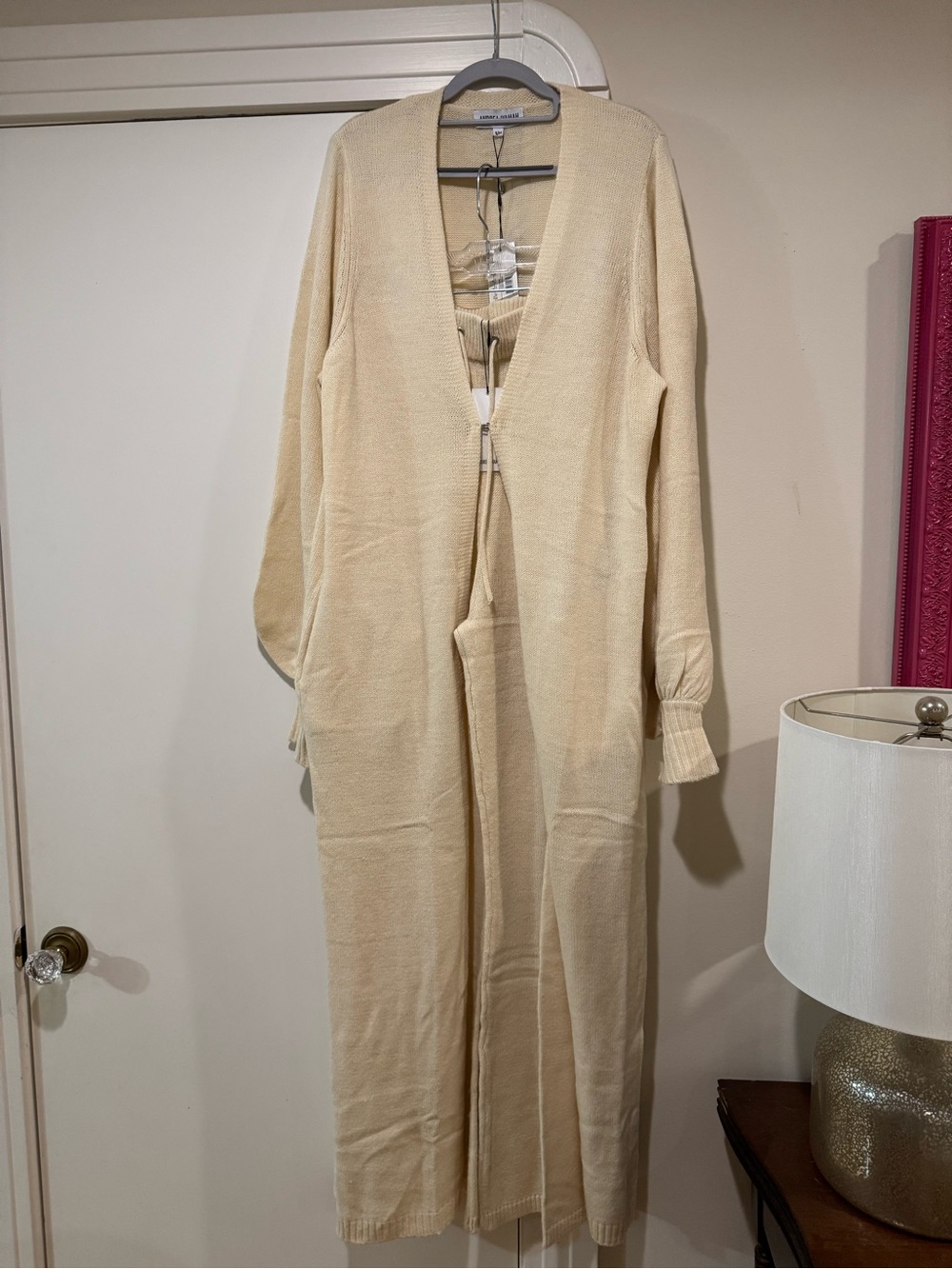 NWT - Andrea Iyamah knit lounge resort wear set.